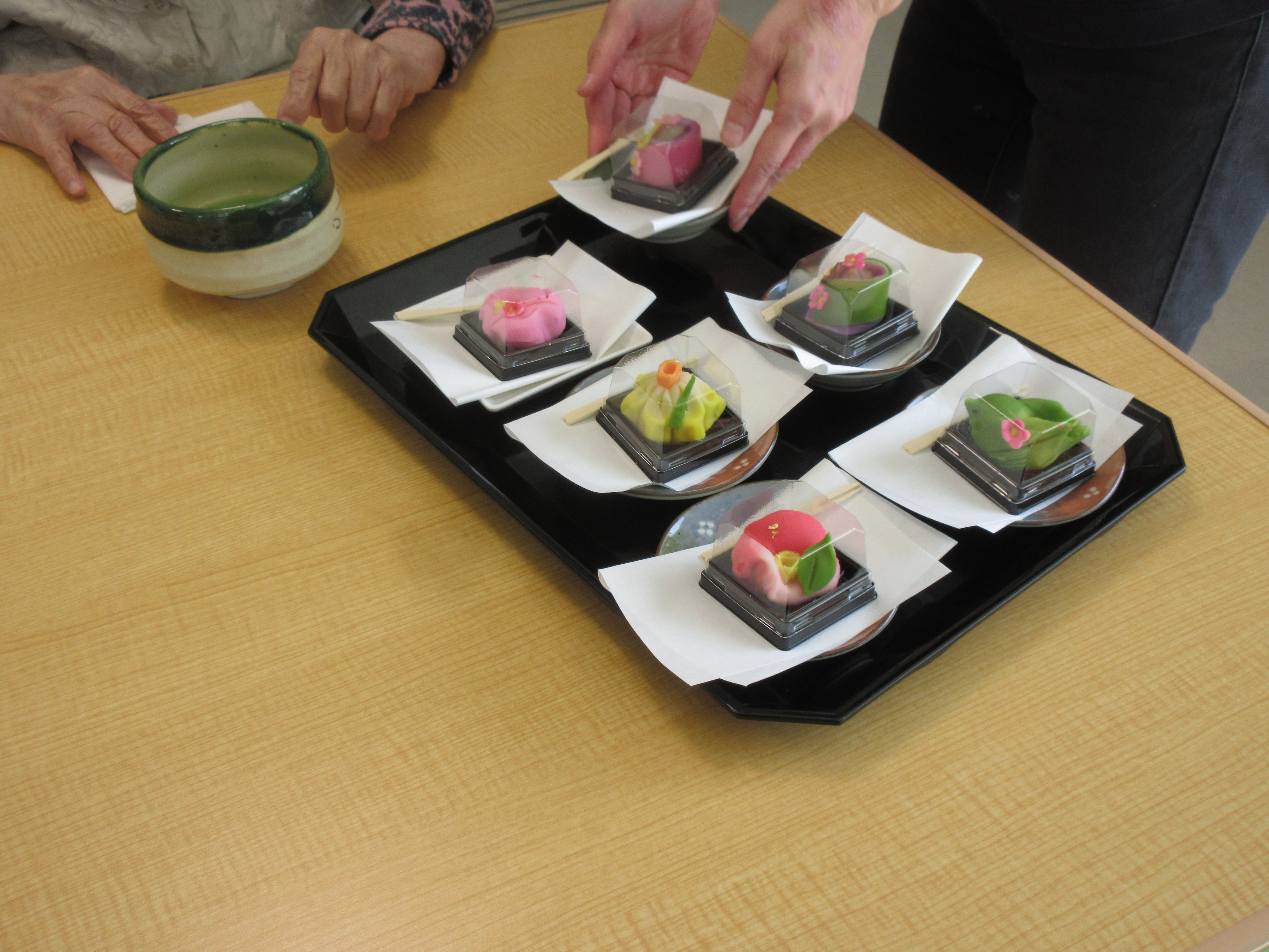 R3.3.3お抹茶会　抹茶たち
