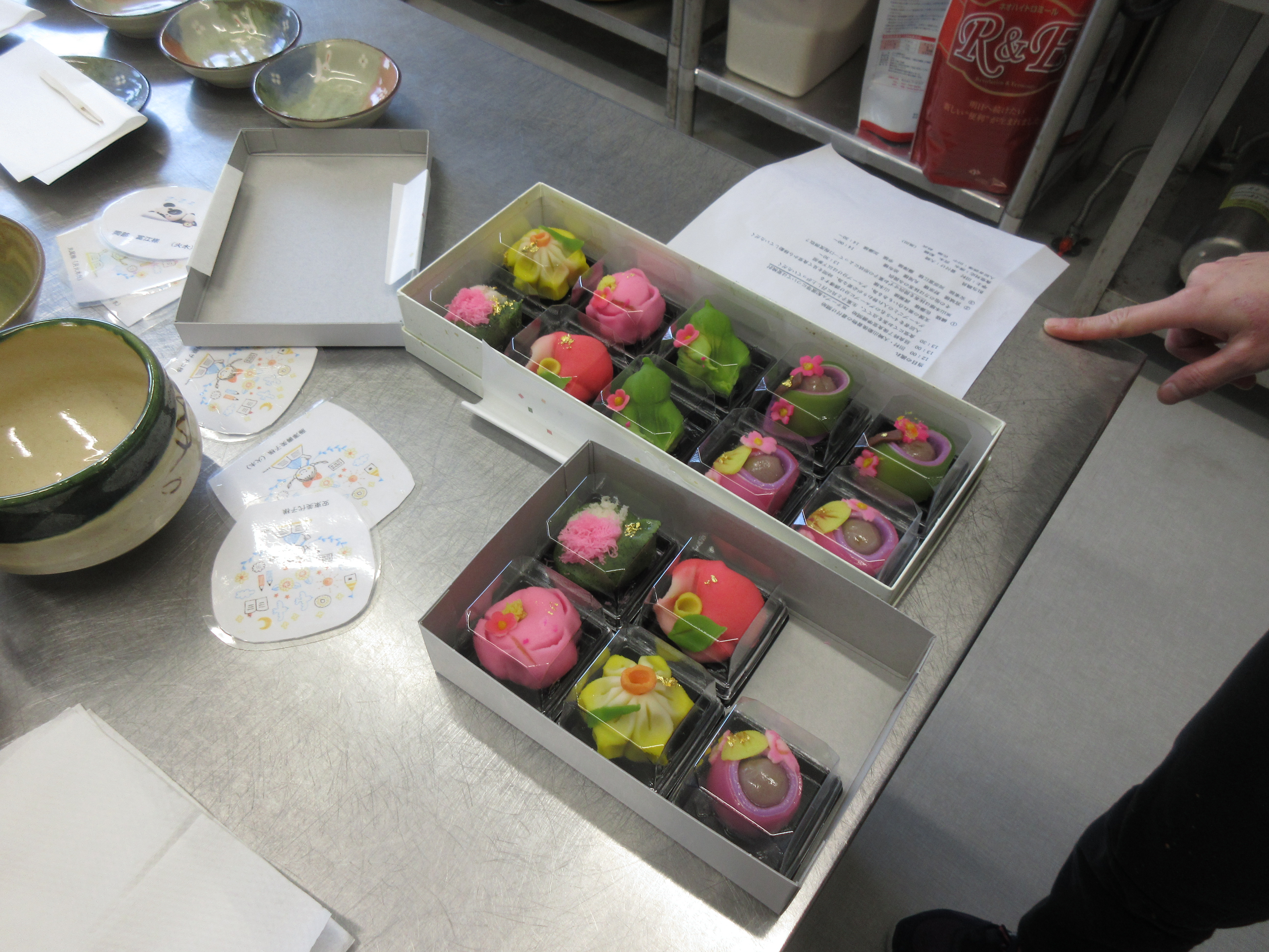 R3.3.3お抹茶会　和菓子