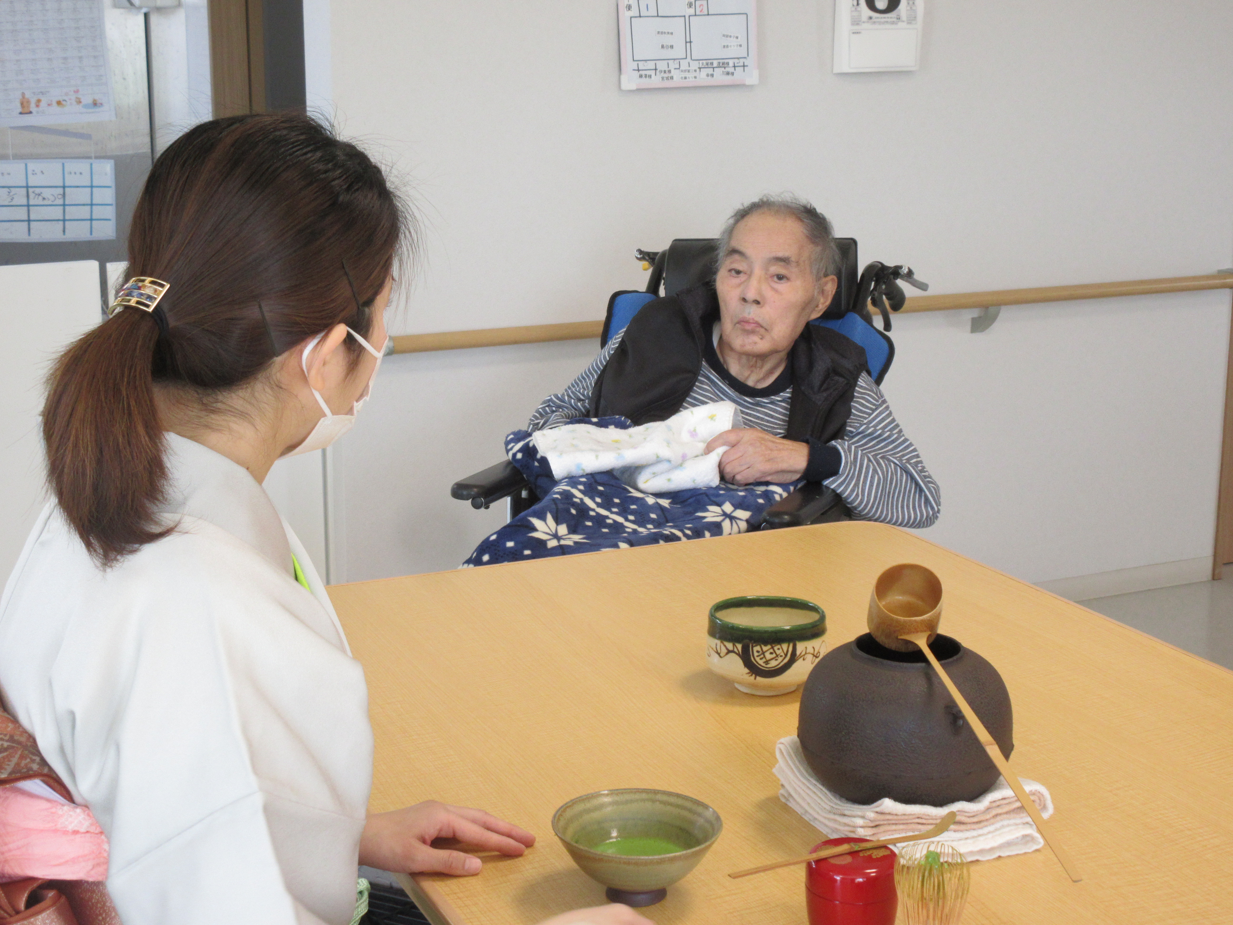 R3.3.3お抹茶会　山本様田村さん
