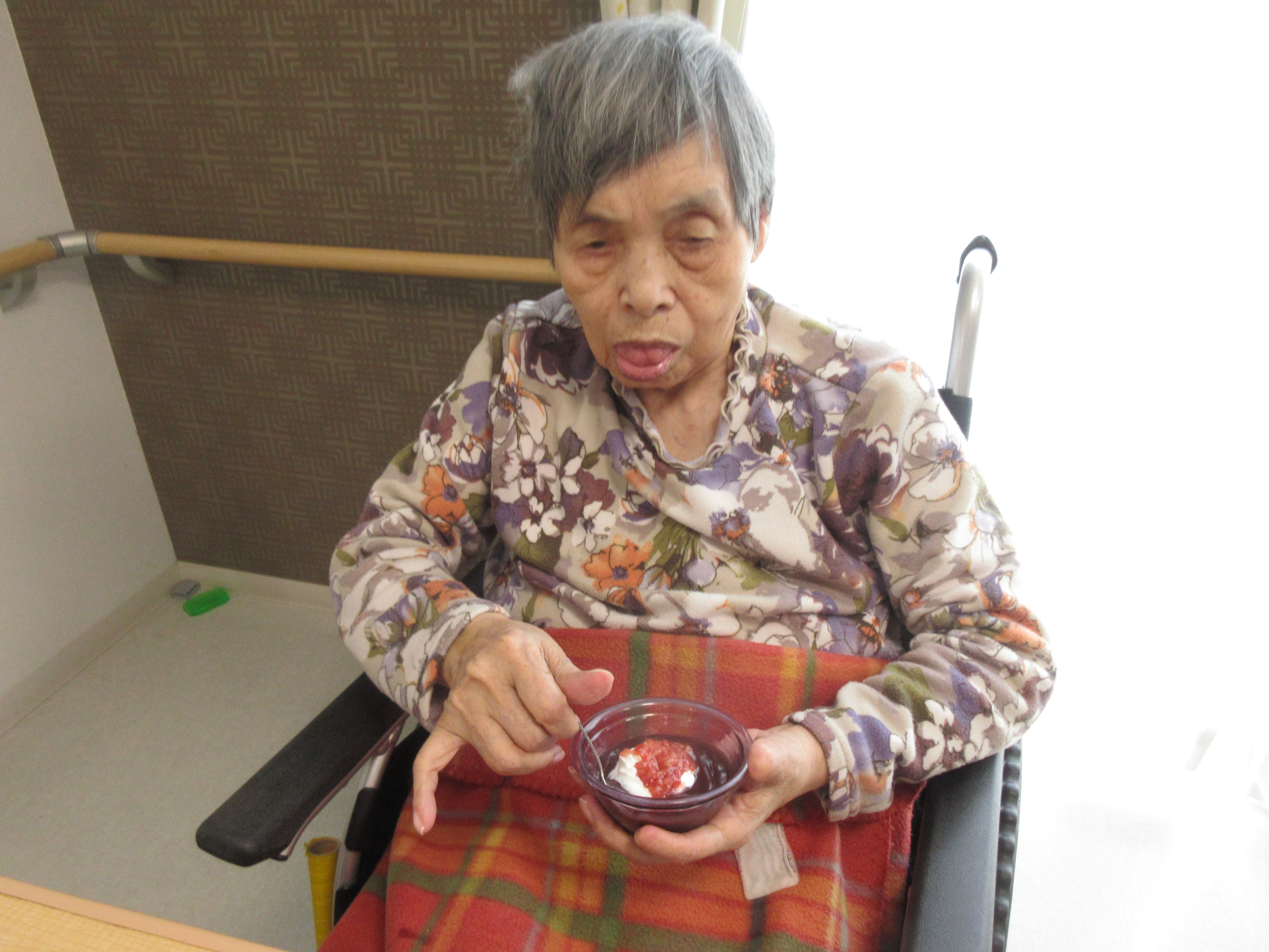 R8.3.28梅が枝餅＆いちご大福作り麻生様 (2)