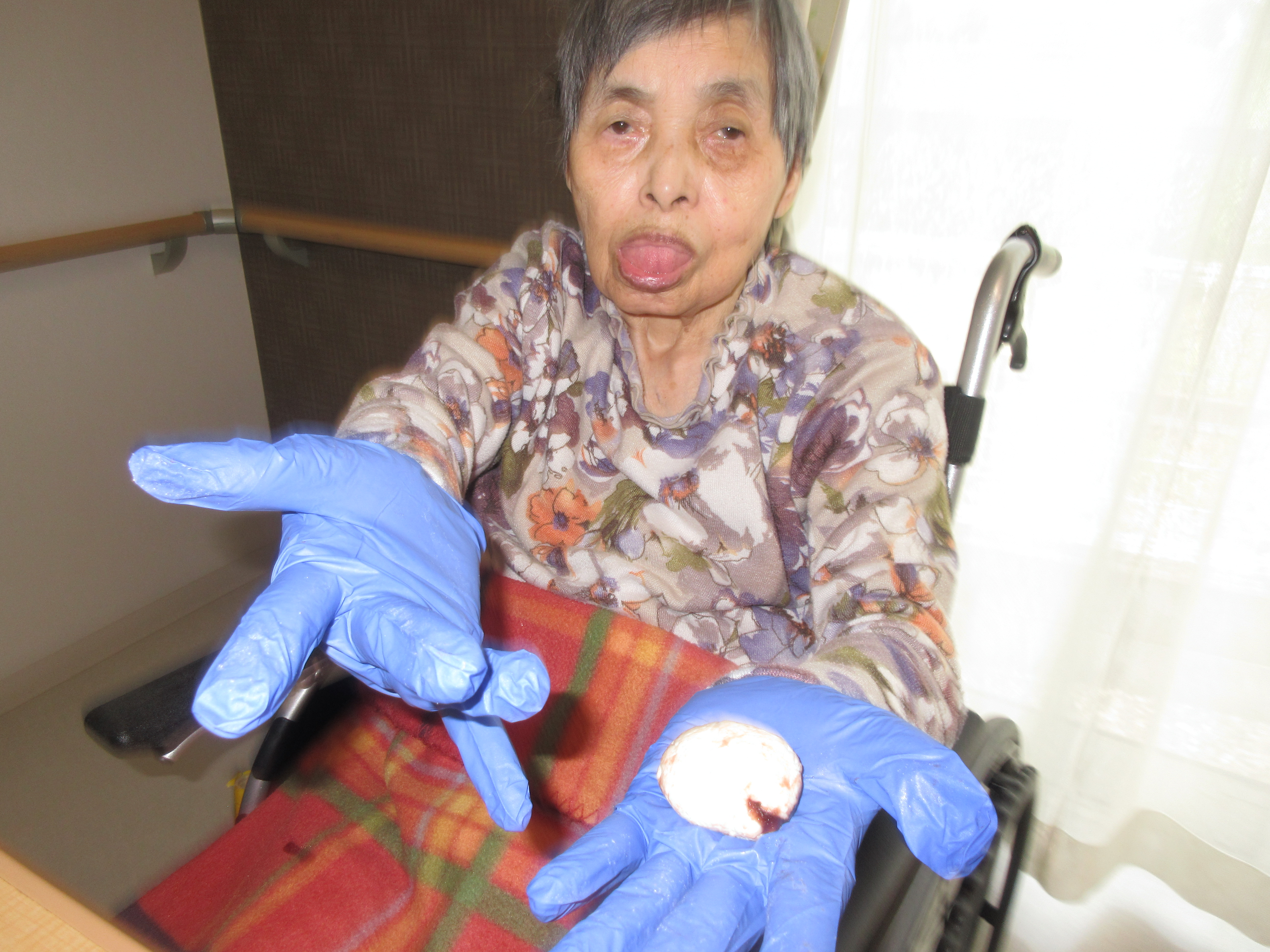 R8.3.28梅が枝餅＆いちご大福作り麻生様２